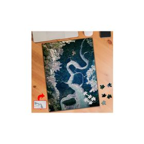 782S Nehir Yolu Ağaçlar Doğa 240 Parça Puzzle Yapboz Tablo