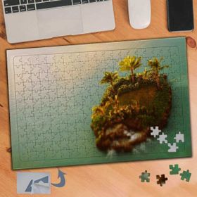 785 Deniz Ortasında Ada 240 Parça Puzzle Yapboz Tablo
