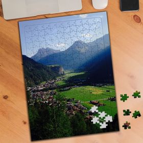7866 Tepe Kırsal Alan Köyler 240 Parça Puzzle Yapboz