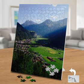 7866 Tepe Kırsal Alan Köyler 240 Parça Puzzle Yapboz