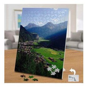 7866 Tepe Kırsal Alan Köyler 240 Parça Puzzle Yapboz