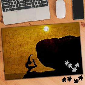 78929 Yoga Meditasyon Silüet 240 Parça Puzzle Yapboz