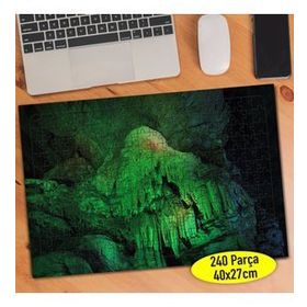7914 Yeşil Borra Mağaraları Hindistan 240 Parça Puzzle Yapboz