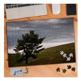 793 Kara Bulutlu Havada Ağaç 240 Parça Puzzle Yapboz Tablo