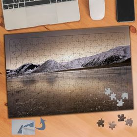 794 Dağ Kenarında Gölet 240 Parça Puzzle Yapboz Tablo