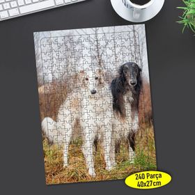 79425827 Rus Borzoy Cinsi Köpek 240 Parça Puzzle Yapboz