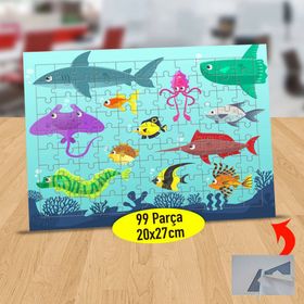 796317 Denizaltı Balık Canlıları 99 Parça Puzzle Yapboz Tablo