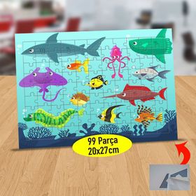 796317 Denizaltı Balık Canlıları 99 Parça Puzzle Yapboz Tablo