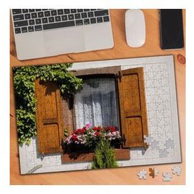 798055 Pencere Önü Çiçekleri 240 Parça Puzzle Yapboz