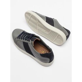 7ADIMDAAŞK 002Y22E4043 Gri Hakiki Deri Erkek Sneaker Ayakkabı