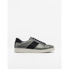 7ADIMDAAŞK 002Y22E4043 Gri Hakiki Deri Erkek Sneaker Ayakkabı