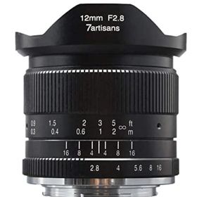 7artisans Canon EOS M Mount 12 mm F2.8 Manual Focus Lens