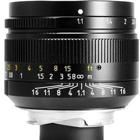 7artisans Leica M-Mount Siyah 50 mm F1.1 Fixed Lens