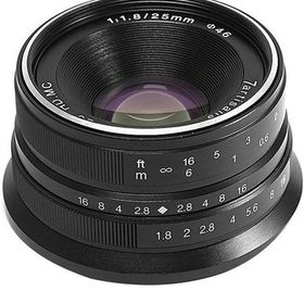7artisans Panasonic-Olympus M43-Mount 25 mm F1.8 Manual Focus Prime Fixed Lens