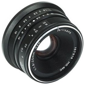 7artisans Panasonic-Olympus M43-Mount 25 mm F1.8 Manual Focus Prime Fixed Lens