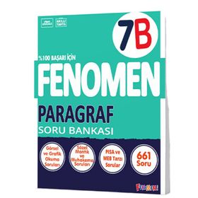 7B 7. Sınıf Paragraf Soru Bankası Fenomen Yayınları