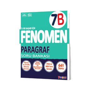 7B 7. Sınıf Paragraf Soru Bankası Fenomen Yayınları