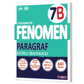 7B 7. Sınıf Paragraf Soru Bankası Fenomen Yayınları