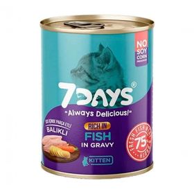 7Days 20x415 gr Balıklı Yavru Kedi Konservesi