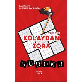7’den 70’e Kolaydan Zora Sudoku Renkli Basım - Kırmızı Ada Yayınları