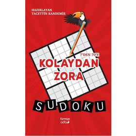7’den 70’e Kolaydan Zora Sudoku Renkli Basım - Kırmızı Ada Yayınları