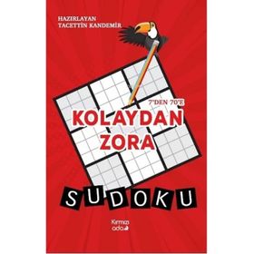 7’den 70’e Kolaydan Zora Sudoku Renkli Basım - Kırmızı Ada Yayınları