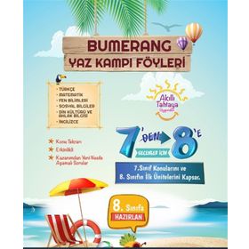 7'den 8'e Bumerang Yaz Kampı Föyleri