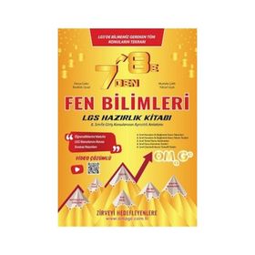 7'den 8'e Lgs Fen Bilimleri Hazırlık Kitabı-Omega Yayınları