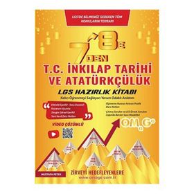 7'den 8'e Lgs T.c. İnkılap Tarihi Ve Atatürkçülük Tarihi Hazırlık Kitabı-Omega Yayınları