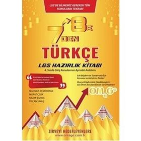 7'den 8'e Lgs Türkçe Hazırlık Kitabı-Omega Yayınları