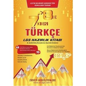 7'den 8'e Lgs Türkçe Hazırlık Kitabı-Omega Yayınları