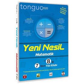 7'den 8'e Yeni Nesil Matematik Yaz Kitabı-Tonguç Akademi Yayınları