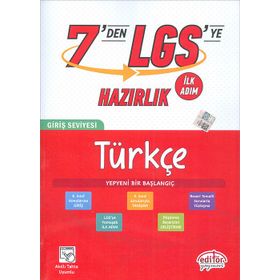 7'den LGS'ye Hazırlık Türkçe Editör Yayınları