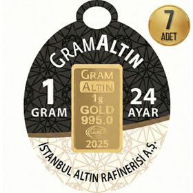 7X1 gr 24 Ayar Külçe Altın