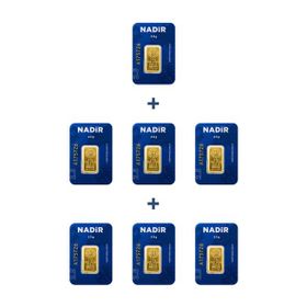 7X2.5 gr 24 Ayar Külçe Altın