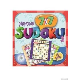 7x7 Çıkartmalı Sudoku 3- Pöti Kare Yayıncılık