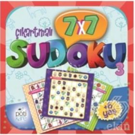 7x7 Çıkartmalı Sudoku 3- Pöti Kare Yayıncılık