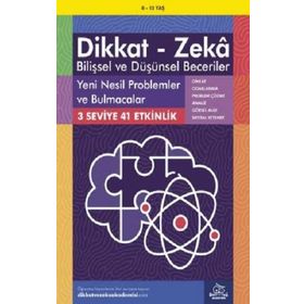 8-12 Yaş Dikkat Zeka Bilişsel ve Düşünsel Beceriler Yeni Nesil Problemler ve Bulmacalar - Lynn Adams