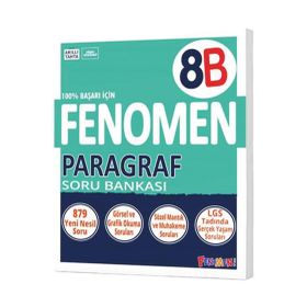 8 B Paragraf Soru Bankası Fenomen Yayınları