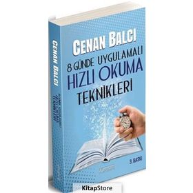 8 Günde Uygulamalı Hızlı Okuma Teknikleri Cenan Balcı Kumran Yayınları