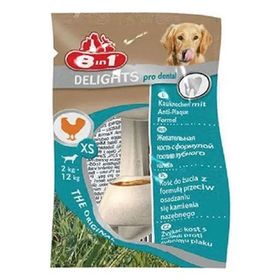 8 in 1 12 gr Delights Dental Bones Köpek Ağız Bakım Burgu Kemiği