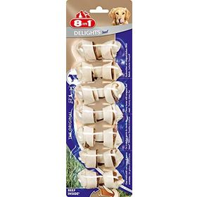 8 in 1 Delights Bones Xs Boy 7'li 84 gr Biftekli Ağız Bakım Kemiği