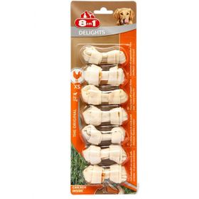 8 in 1 Delights Bones Xs Boy 7'li 84 gr Tavuklu Ağız Bakım Kemiği