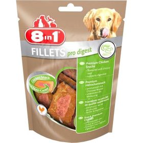 8 in 1 Pro Digest Sindirim Sistemi Destekleyici 80 g Tavuk Filetolu Köpek Ödülü