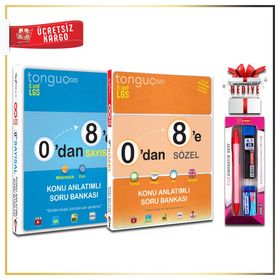 8. Sınıf 0 dan 8 e Sayısal-Sözel Konu Anlatımlı Soru Bankası Seti-Tonguç Yayınları