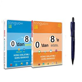 8. Sınıf 0 dan 8 e Sayısal-Sözel Konu Anlatımlı Soru Bankası Seti-Tonguç Yayınları