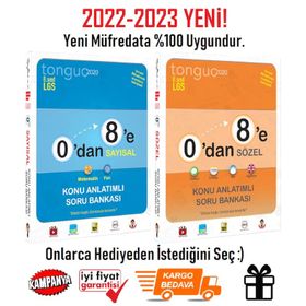 8. Sınıf 0’dan TEOG-1’e Konu Anlatımlı Soru Bankası - Tonguç Komisyon
