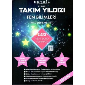 8. Sınıf 1. Dönem Fen Bilimleri Deneme Seti Çözümlü 10 Deneme Sınavı - Özlem Yurdakul