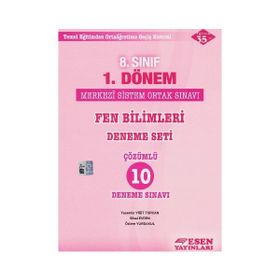 8. Sınıf 1. Dönem Fen Bilimleri Deneme Seti Çözümlü 10 Deneme Sınavı - Özlem Yurdakul