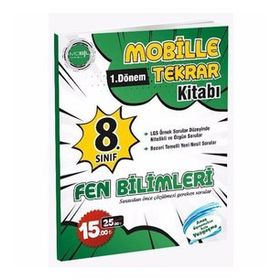8. Sınıf 1. Dönem Fen Bilimleri Mobille Tekrar Kitabı-Mobil Yayınları